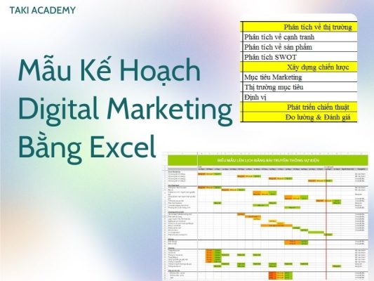 mẫu kế hoạch digital marketing bằng excel