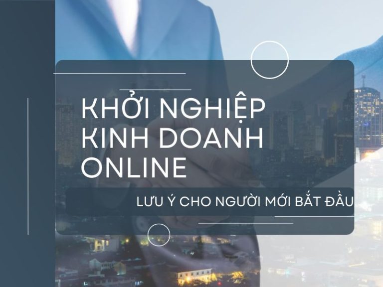 khởi nghiệp kinh doanh online
