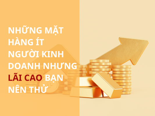 Những Mặt Hàng Ít Người Kinh Doanh Nhưng Lãi Cao Bạn Nên Thử