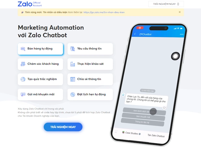 Tìm hiểu về Zalo AI Chat - Zalo AI Chatbot - TAKI Academy