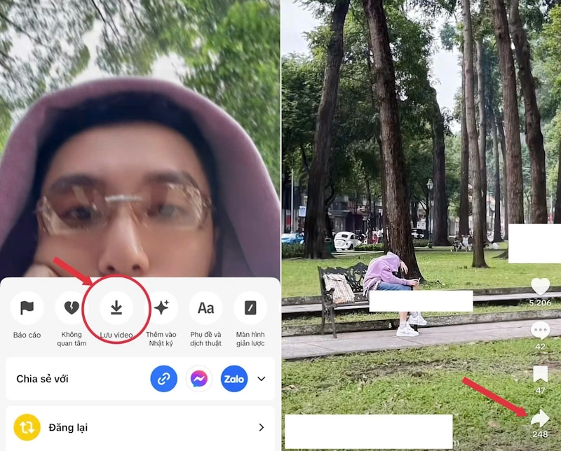 Lưu video TikTok trực tiếp bằng ứng dụng TikTok - TAKI Academy