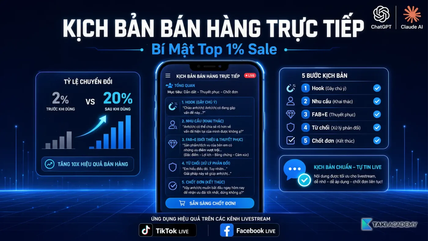 kịch bản bán hàng trực tiếp