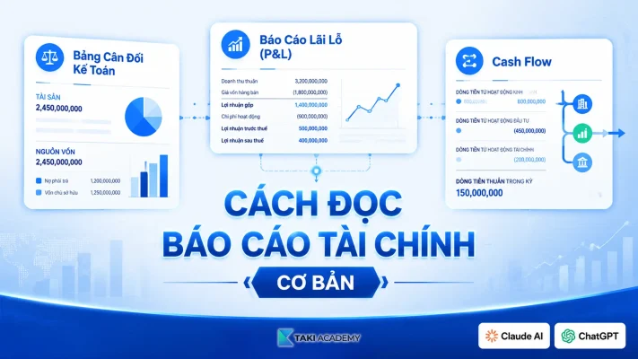 cách đọc báo cáo tài chính cơ bản