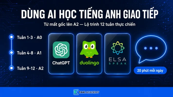 dùng ai học tiếng anh