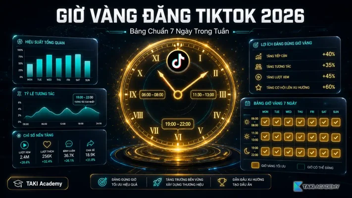 giờ vàng đăng tiktok