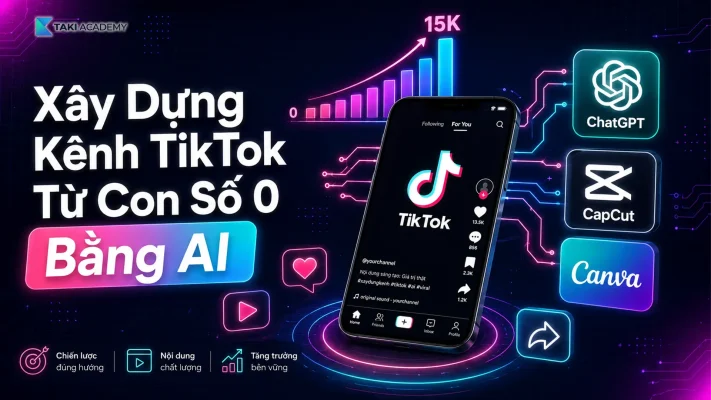 xây dựng kênh tiktok từ con số 0