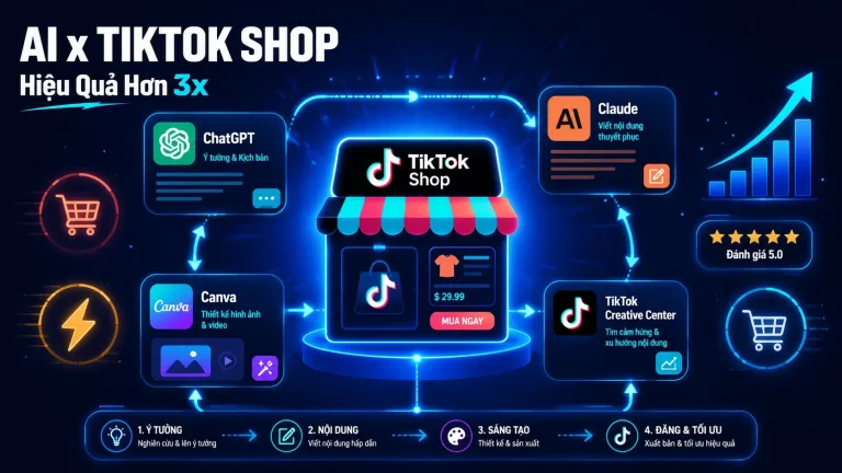 Dùng AI Để Bán Hàng Trên TikTok Shop Hiệu Quả Hơn 3x
