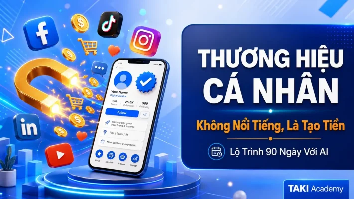 Xây dựng thương hiệu cá nhân: Không phải nổi tiếng, là tạo tiền