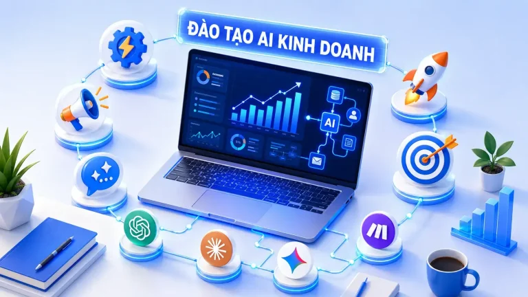 Đào tạo AI kinh doanh: Lộ trình từ số 0 đến thực chiến